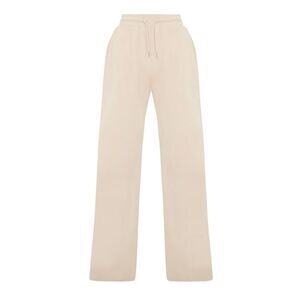 I Saw It First Womens/Ladies Ribbed Wide Leg Sweatpants / Stone